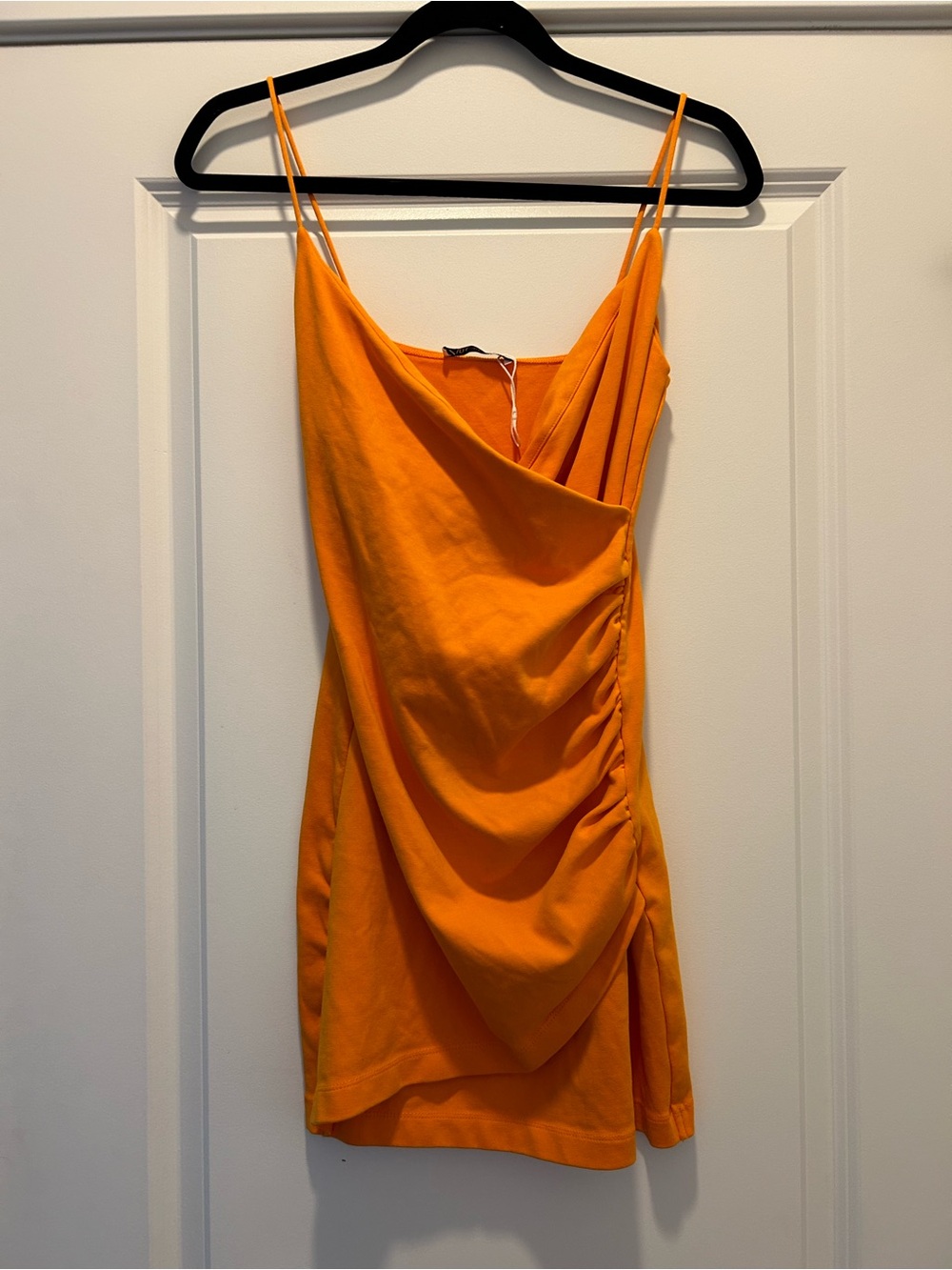 Zara Strappy Faux Wrap Mini Dress Sz Small